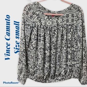 Vince Camuto Ladies Top Size Small black and white